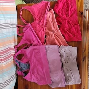 7 Pink Sports Bras